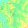 Lake Moore topographic map, elevation, terrain