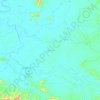 Pinoh Utara topographic map, elevation, terrain