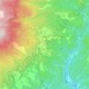 Kusatsu topographic map, elevation, terrain