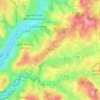 Tancon topographic map, elevation, terrain