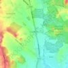 Coughton topographic map, elevation, terrain