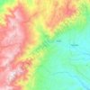 Pital topographic map, elevation, terrain