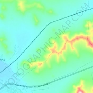 Ulu topographic map, elevation, terrain