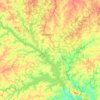 McCormick County topographic map, elevation, terrain