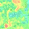 Seven Island Lake topographic map, elevation, terrain