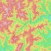 Shiiba topographic map, elevation, terrain