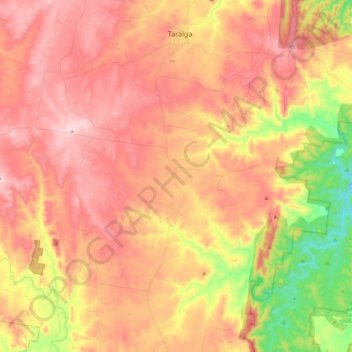 Myrtleville topographic map, elevation, terrain