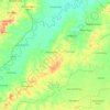 Sinar Peninjauan topographic map, elevation, terrain