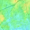Al Wizarat District topographic map, elevation, terrain
