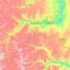 Huancavelica topographic map, elevation, terrain