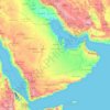 Arabia topographic map, elevation, terrain