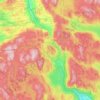 Lunner topographic map, elevation, terrain