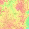 São Domingos do Prata topographic map, elevation, terrain