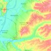 Almeirim topographic map, elevation, terrain
