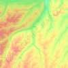 Envira topographic map, elevation, terrain