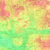 Oberhavel topographic map, elevation, terrain