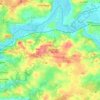 Avessac topographic map, elevation, terrain