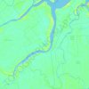 Tanjung Lago topographic map, elevation, terrain