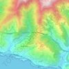 Pieve Ligure topographic map, elevation, terrain