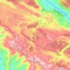 Lóng Phiêng Commune topographic map, elevation, terrain