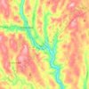 Texas Township topographic map, elevation, terrain