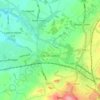 Church Lawton topographic map, elevation, terrain