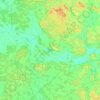 Ypäjä topographic map, elevation, terrain