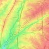 Uchtepa Tumani topographic map, elevation, terrain