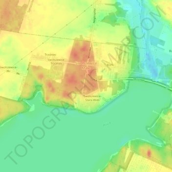 Swolszewice Małe topographic map, elevation, terrain