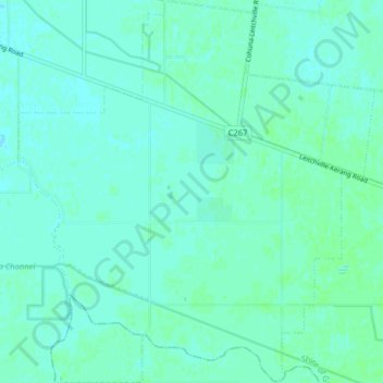 Horfield topographic map, elevation, terrain