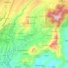 Kecamatan Sidemen topographic map, elevation, terrain
