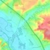 Michery topographic map, elevation, terrain