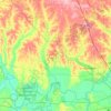 Autauga County topographic map, elevation, terrain