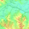Padangan topographic map, elevation, terrain