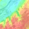 Padworth topographic map, elevation, terrain