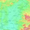 Tisza topographic map, elevation, terrain