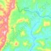 Gakenke topographic map, elevation, terrain
