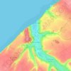 Criel-sur-Mer topographic map, elevation, terrain