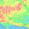 River Frome topographic map, elevation, terrain