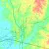 Minden topographic map, elevation, terrain
