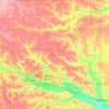 Tama County topographic map, elevation, terrain