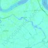 Xã Bình Xuân topographic map, elevation, terrain