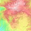 Tendeno/Sorget ward topographic map, elevation, terrain