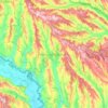 Nisporeni District topographic map, elevation, terrain