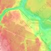 Сосногорск topographic map, elevation, terrain