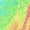 Barbour County topographic map, elevation, terrain