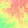 Jamba topographic map, elevation, terrain