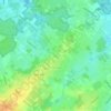 Smetlede topographic map, elevation, terrain
