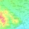 Peddapuram topographic map, elevation, terrain