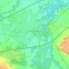 Kąty Wrocławskie topographic map, elevation, terrain